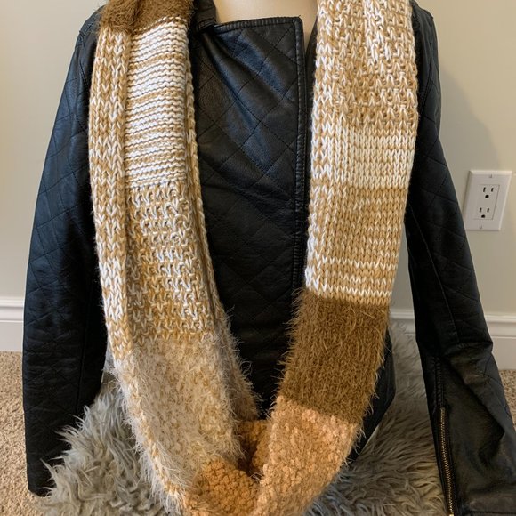 Chico's Patchwork Infinity Scarf - Picture 3 of 6